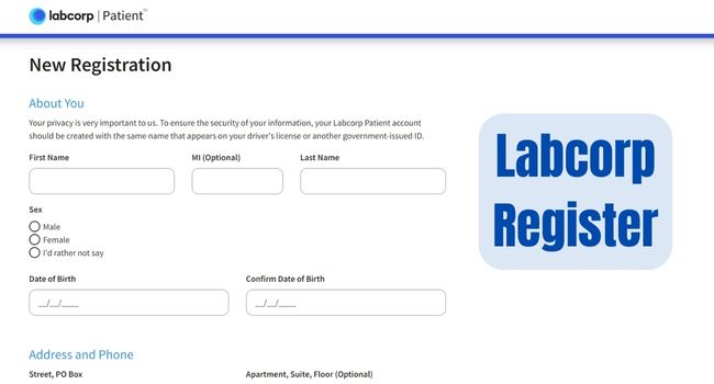 Mylabcorp Register